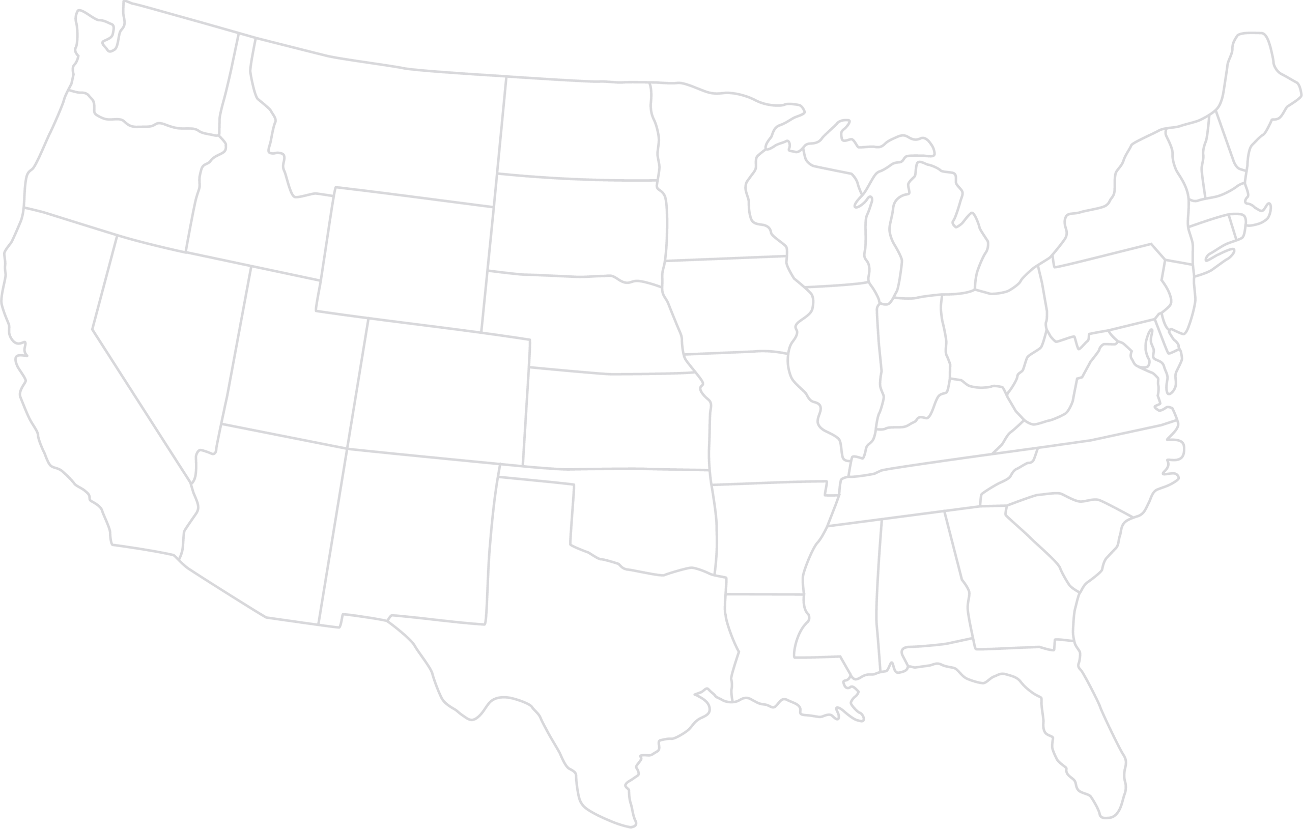 Usa outline